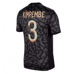 Paris Saint-Germain Presnel Kimpembe #3 Replica Third Stadium Shirt 2023-24 Short Sleeve